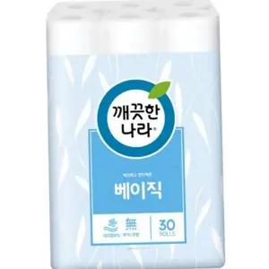 무향 부드러운 엠보싱 두루마리휴지 두루마리화장지 40m 30롤 가정용 깨끗한 화장실