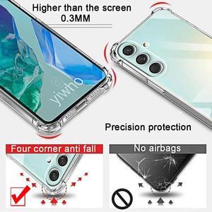 삼성 갤럭시 M35 M55 M15 5G 백 케이스 용 충격 방지 투명 소프트 폰 케이스 Galaxy M 35 55 15 5G 투명 커