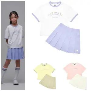 [내셔널지오그래픽키즈](센텀시티점)키즈 여아 소로나 반팔/스커트 세트 WHITE K242GPB010 (정상가 99,0...