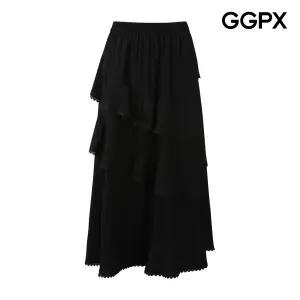 [GGPX] 사선 레이스 캉캉 스커트 (GQ3SK016F)
