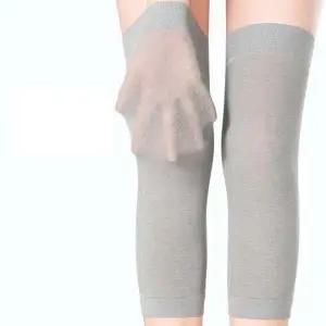 무릎 토시 얇은 보온 편안한 무릎 보호대 관절 활동 대나무 워머 레그 아동