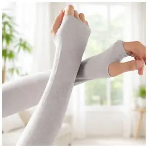 여름 자외선차단 기능성 손등 쿨 토시 운전 암슬리브 그레이