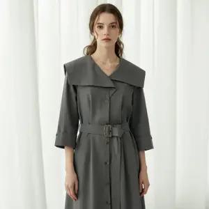 베뉴 빅카라 벨트 롱 원피스_RF1OP007