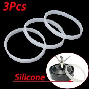고무패킹 고무링 세트 닌자 블렌더 Juicer 용 3Pcs 1000W 고무 가스켓 씰링 O 링 교체 부품 Nutri Ninja Bl