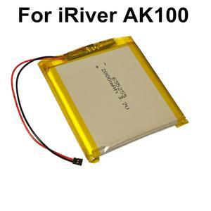 IRIVER Astell & Kern AK100 음악 플레이어 리튬 폴리머 교체 3.7V용 새 2000mAh 배터리