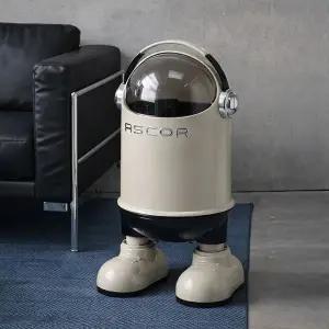 [히키스]HICKIES 스페이스 워커 오브제 휴지통 2중구조 냄새차단 인테리어 쓰레기통 20L