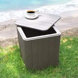 빙고 테이블(수납 겸용 의자) 야외 비치  수납 사이드