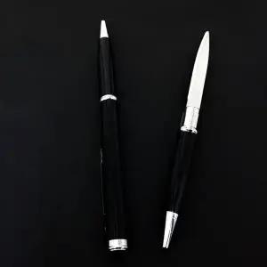 볼펜 PQ33SC63 나이프 볼펜칼-블랙 다용도 편지 박스 호신용