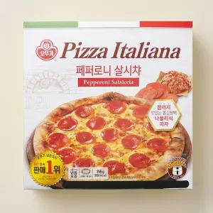 오뚜기 이딸리아나 페페로니 살시챠 피자 358g