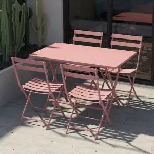 테라스 테이블 세트 야외 카페 스타일 접이식 의자세트