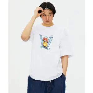 [라이프워크](대구신세계)로고 스냅백힙독 반팔 티셔츠 LW232TS405