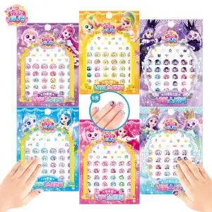 프린세스 티니핑 네일스티커 6종 다이아나이클립스 손톱 꾸미기 유아 여아 놀이 화장 역할놀이