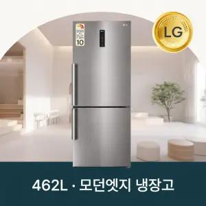 LG 모던엣지 냉장고 M451PS53 프라임 실버 462L 2도어 인버터 컴프레서