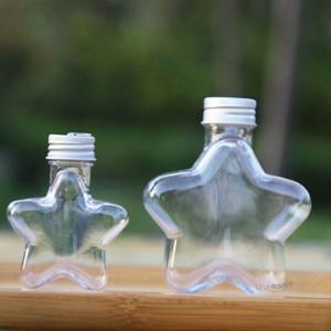별모양 공모양 50개 별병 미니 보틀 투명 카페 50ML 원형 용기 공병 소분통