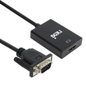 RGB to HDMI 변환 컨버터 구형 15핀 컴퓨터 모니터 연결 어댑터 / VGA HDMI 젠더 WISENX537