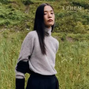 25FW 캐시미어100 홀가먼트 하이넥 풀오버 1종