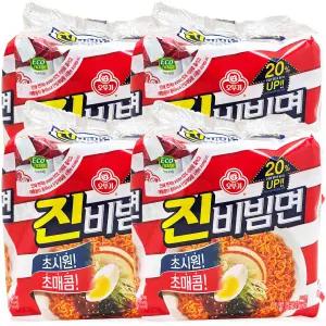 오뚜기 진비빔면 156g 16개입 ~ 봉지라면 비빔면 멀티팩