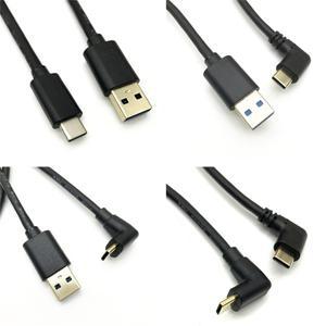 USB 3.0 타입 A 수 to 3.1 C 수 업/다운 각도 데이터 동기화 및 충전 케이블 코드 커넥터 어댑터