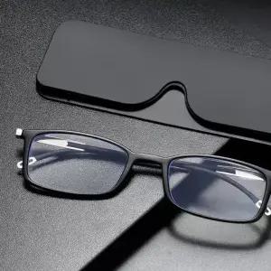 돋보기 안경 납작한 슬림 노안 패션 접이식 휴대용 작은 안경테