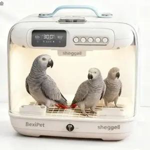 육추기 앵무새 이동장 탈취기능 가습 보온 온도조절 부화기 파충류 케이지 포레스트