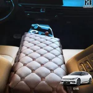 EV6 V6A6Z3O6 순정형 엠보싱 밴드 고정 팔걸이 콘솔 쿠션