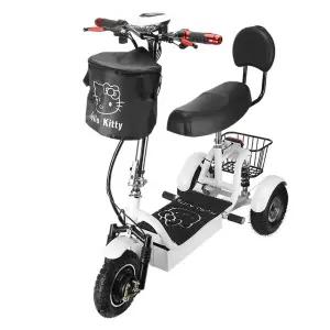 어르신 삼륜전기자전거 접이식 세발 운동기구 자토바이 시니어 전동