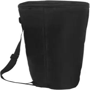 아프리카 드럼 백 - 8인치 이중 지퍼 옥스퍼드 패브릭 타악기 공연 휴대용 가방