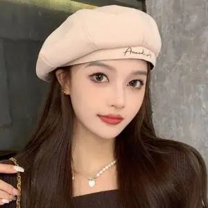 베레모 데일리 화가 코디 여성 베레모 가을 바리스타 카페 알바