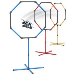 갈바녹스 드론 장애물 코스 키트, 제작하기 쉬운 후프 사이즈 3종 포함, 드론 또는 모형 항공기의 경쟁 RC FPV 레이싱에 적합합니다. - 게임 루프 게이트 세트