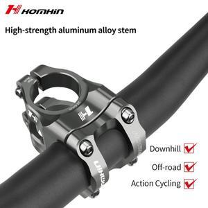 호환 HOMHIN Mtb 파워 스템 31 8 CNC 도로 자전거 산악 다리 짧은 라이저 고강도 핸들 바 테이블 35mm MTB