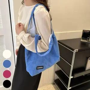 [라일리] Rly 여성 사계절가방 코듀로이 가벼운 쇼퍼백 예쁜숄더백