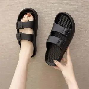 [라일리의류] Rly 남여공용 버클 슬리퍼 경량 쿠션 캐주얼 스포티 샌들