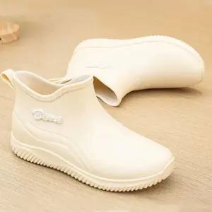 [라일리의류] Rly 남성용 여성용 소프트 로우레인 부츠 장마 태풍 신발