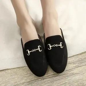 [오노마] ONM 빅사이즈 여성블로퍼 여성샌들 스틸레토 하이힐 가죽