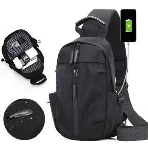 [프로셀러] 미니 메신저백 데일리 캠핑 등산 USB 크로스백 여행