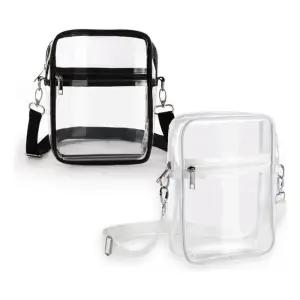 [프로셀러] 캐주얼 여행 투명 미니 데일리 크로스 백 가방