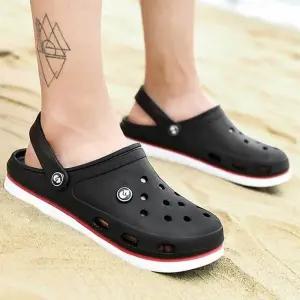 [라일리의류] Rly 블랙 270mm 펀칭 여름신발 남자샌들슬리퍼