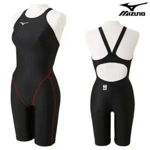 미즈노 여아동 선수용 반전신 수영복 5부 0W11713