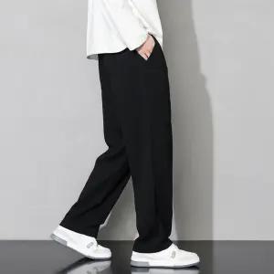 바지 통넓은 남자 와이드핏 큰 트레이닝팬츠 운동복 팬츠 남자 와이드 체육복 트레이닝 남성 통넓은 바지