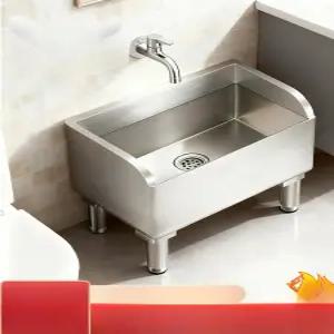 개수대 대걸레 세척대 물걸레 스테인리스 걸레통 화장실 학교 청소용 마포 탕비실