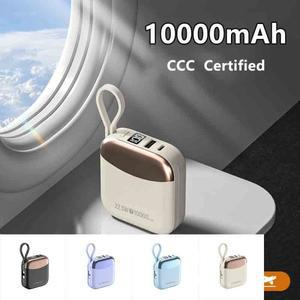 휴대용 10000mAh 미니 보조베터리 iPhone용 22.5W 고속 충전 배터리 Huawei Samsung Xiaom용 CCC 인증
