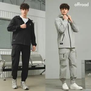 [OFFROAD] 오프로드 26SS 남성 액티브 후드셋업 2종(집업 1종 팬츠 1종)