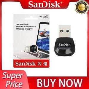 최대 170MBs 속도의 SanDisk MobileMate USB3.0 microSD 카드 리더기 (UHS-I SDHCSDXCTF USB-A B531 미니