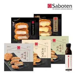 [사보텐] 돈까스 (돈카츠) 5종 8봉 골라담기 + 돈카츠소스 (220g) 1개
