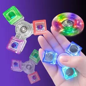 LED 스피너 딸깍이 3구 키링 키캡 피젯토이 클릭 클릭커 회전 스트레스해소