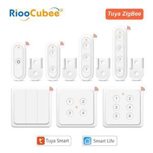 RiooCubee Zigbee EU 멀티 버튼 장면 스위치 Tuya 스마트 라이프 App 원격 제어 홈 연결 어시스턴트
