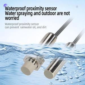 ZHICAN M18 금속 유도 스위치 센서 삼선식 NPN/PNP 상시 개방형 DC 24v 원통형 근접