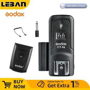 Godox CT-16 채널 무선 라디오 플래시 트리거 송신기 및 세트 캐논  펜탁스