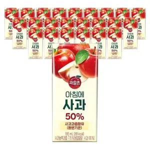 해태 과일촌 아침에사과 195ml 24입