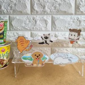 아크릴 누들스토퍼 컵라면 주문제작 굿즈제작 코스터 받침대